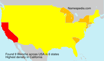 Surname Wenche in USA Surname Wenche in USA