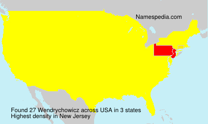 Surname Wendrychowicz in USA Surname Wendrychowicz in USA