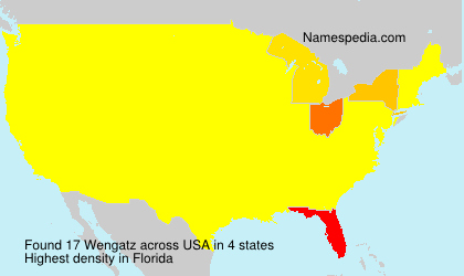 Surname Wengatz in USA Surname Wengatz in USA