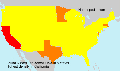 Surname Wenjuan in USA Surname Wenjuan in USA