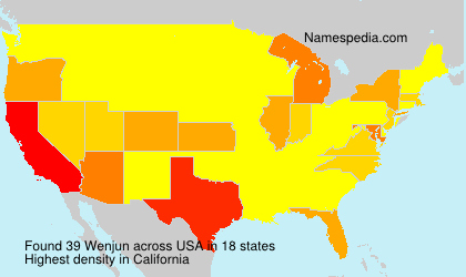 Surname Wenjun in USA Surname Wenjun in USA