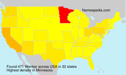 Surname Wenker in USA
