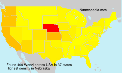 Surname Wenzl in USA Surname Wenzl in USA