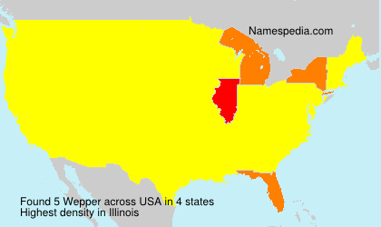 Surname Wepper in USA Surname Wepper in USA