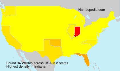 Surname Werblo in USA Surname Werblo in USA