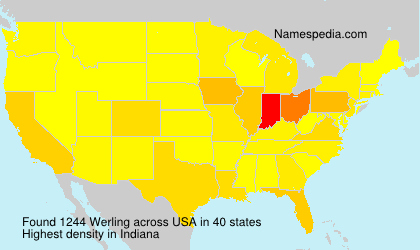 Surname Werling in USA Surname Werling in USA