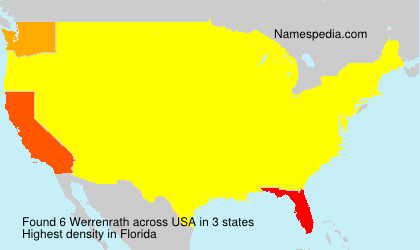 Surname Werrenrath in USA Surname Werrenrath in USA
