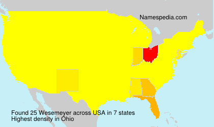 Surname Wesemeyer in USA Surname Wesemeyer in USA