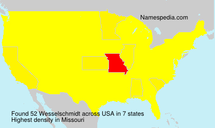 Surname Wesselschmidt in USA Surname Wesselschmidt in USA