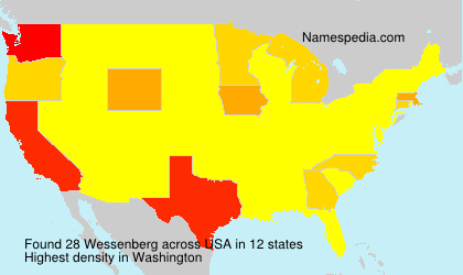 Surname Wessenberg in USA Surname Wessenberg in USA