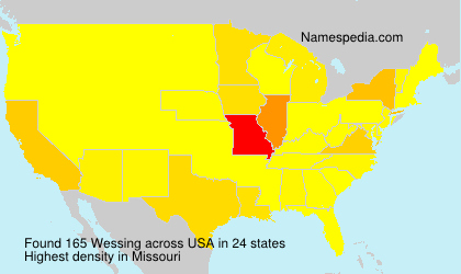 Surname Wessing in USA Surname Wessing in USA