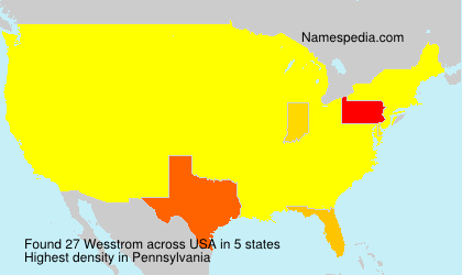 Surname Wesstrom in USA Surname Wesstrom in USA