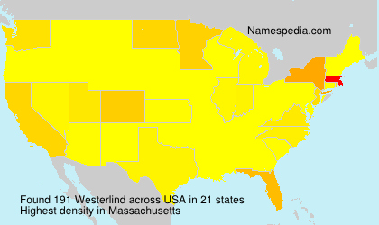 Surname Westerlind in USA Surname Westerlind in USA