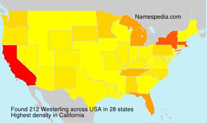 Surname Westerling in USA Surname Westerling in USA