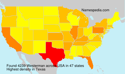 Surname Westerman in USA Surname Westerman in USA