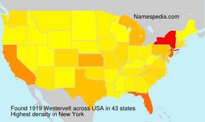 Surname Westervelt in USA Surname Westervelt in USA