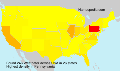 Surname Westhafer in USA Surname Westhafer in USA