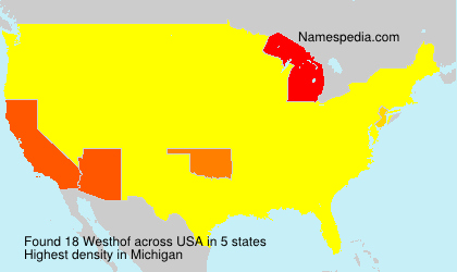 Surname Westhof in USA Surname Westhof in USA