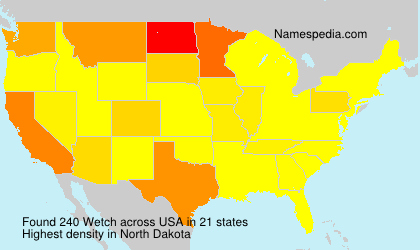 Surname Wetch in USA Surname Wetch in USA