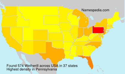 Surname Wetherill in USA Surname Wetherill in USA