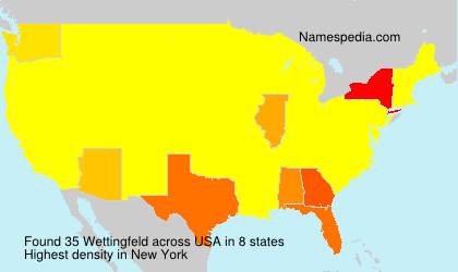 Surname Wettingfeld in USA Surname Wettingfeld in USA