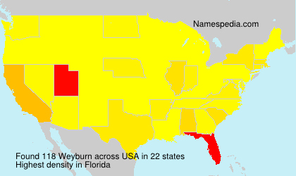 Surname Weyburn in USA Surname Weyburn in USA