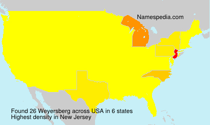 Surname Weyersberg in USA Surname Weyersberg in USA