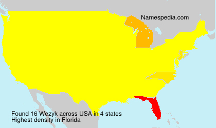 Surname Wezyk in USA Surname Wezyk in USA
