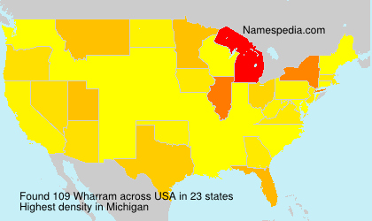 Surname Wharram in USA Surname Wharram in USA