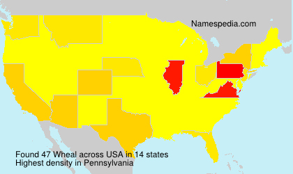 Surname Wheal in USA Surname Wheal in USA