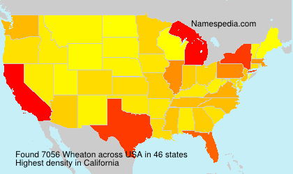 Surname Wheaton in USA Surname Wheaton in USA