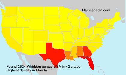Surname Whiddon in USA Surname Whiddon in USA