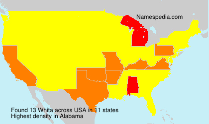 Surname Whita in USA