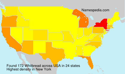 Surname Whitbread in USA Surname Whitbread in USA