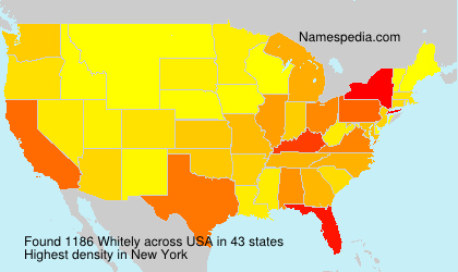Surname Whitely in USA Surname Whitely in USA