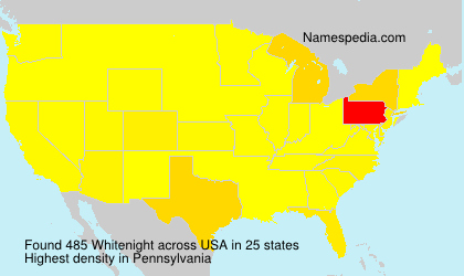Surname Whitenight in USA Surname Whitenight in USA
