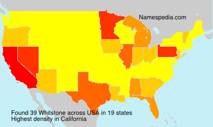 Surname Whitstone in USA Surname Whitstone in USA