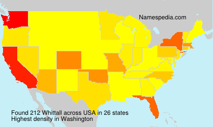 Surname Whittall in USA Surname Whittall in USA