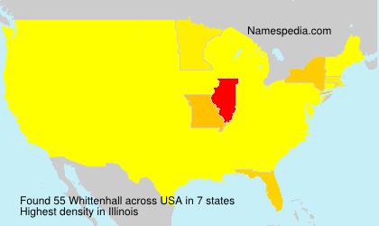 Surname Whittenhall in USA Surname Whittenhall in USA