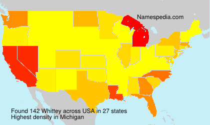 Surname Whittey in USA Surname Whittey in USA
