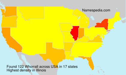 Surname Whorrall in USA Surname Whorrall in USA