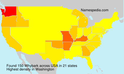 Surname Whybark in USA Surname Whybark in USA