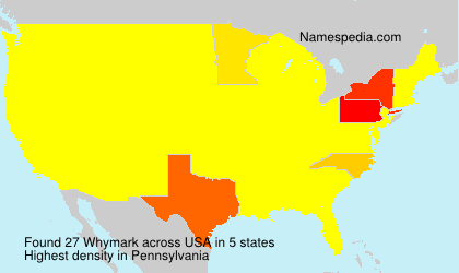 Surname Whymark in USA Surname Whymark in USA