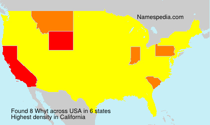 Surname Whyt in USA Surname Whyt in USA