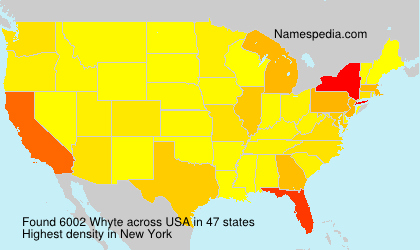 Surname Whyte in USA Surname Whyte in USA