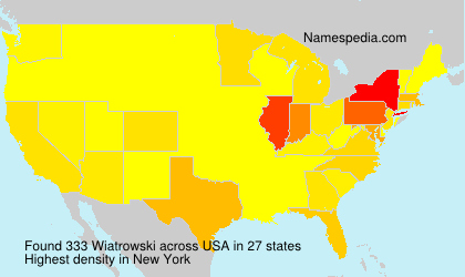 Surname Wiatrowski in USA Surname Wiatrowski in USA