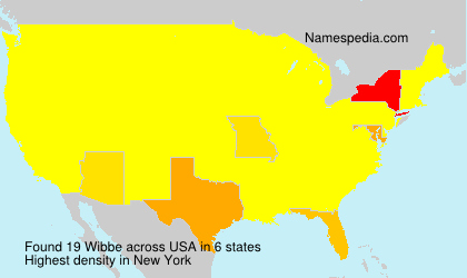 Surname Wibbe in USA Surname Wibbe in USA