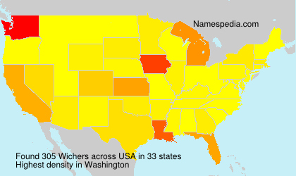 Surname Wichers in USA Surname Wichers in USA