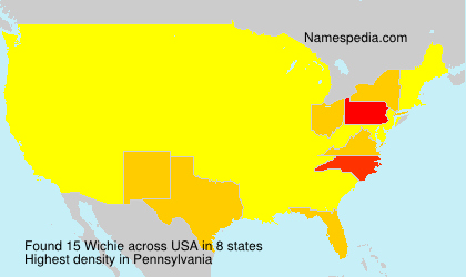 Surname Wichie in USA Surname Wichie in USA