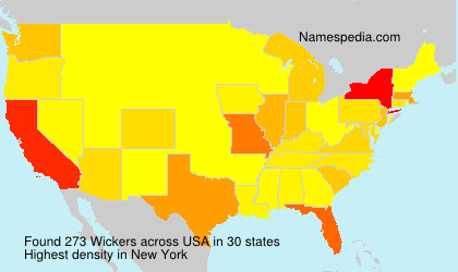 Surname Wickers in USA Surname Wickers in USA